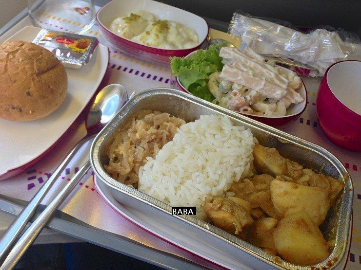 I prepared the in-flight meal you ordered