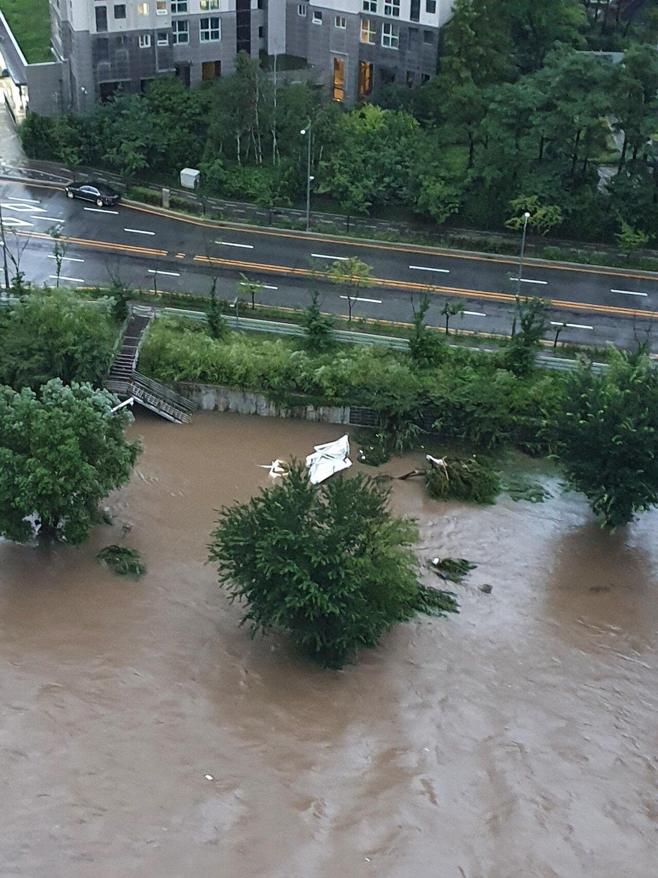 This is Anyangcheon Stream or the Yellow River