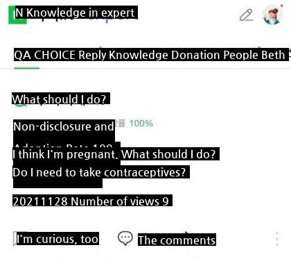 Knowledge posted about pregnancy concerns IN