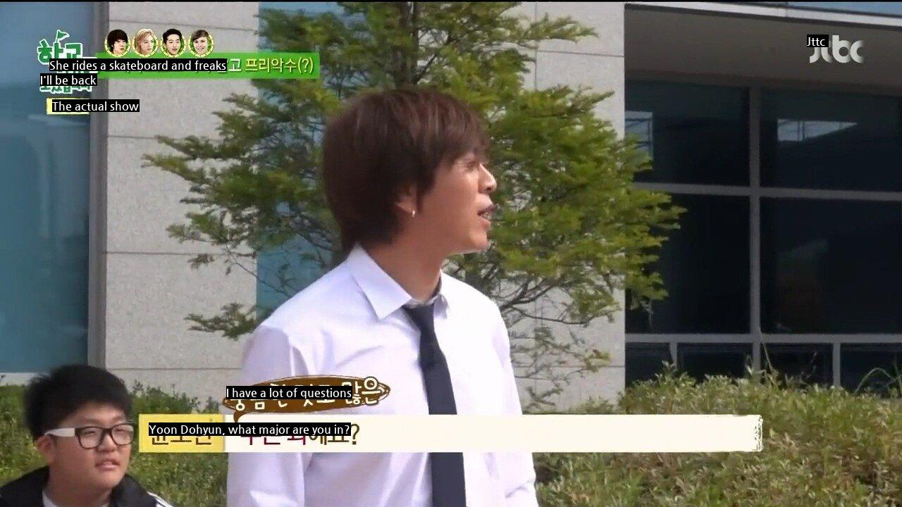 Yoon Do Hyun, who says a female student is awkward