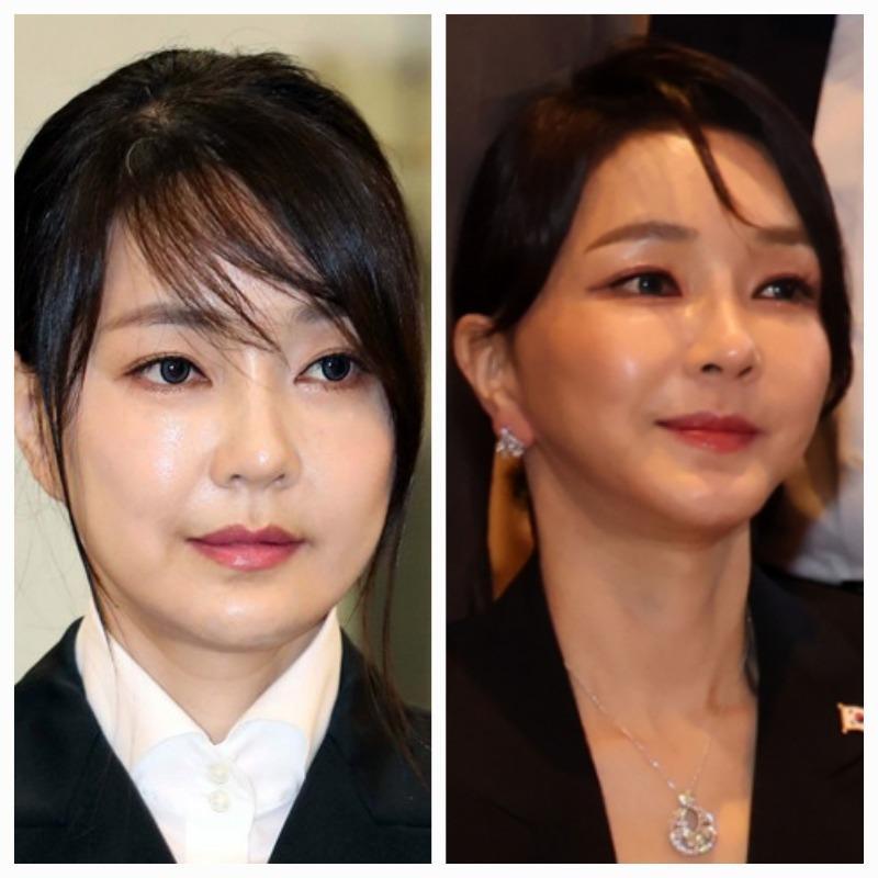 Kim Gun Hee before and after his inauguration