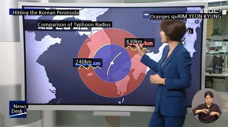 They say typhoons are more dangerous on the right than on the left