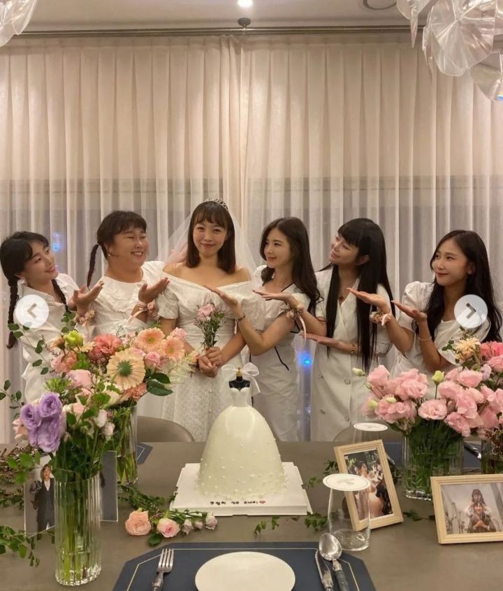 Comedian Oh Nami and former soccer player Park Min's wedding