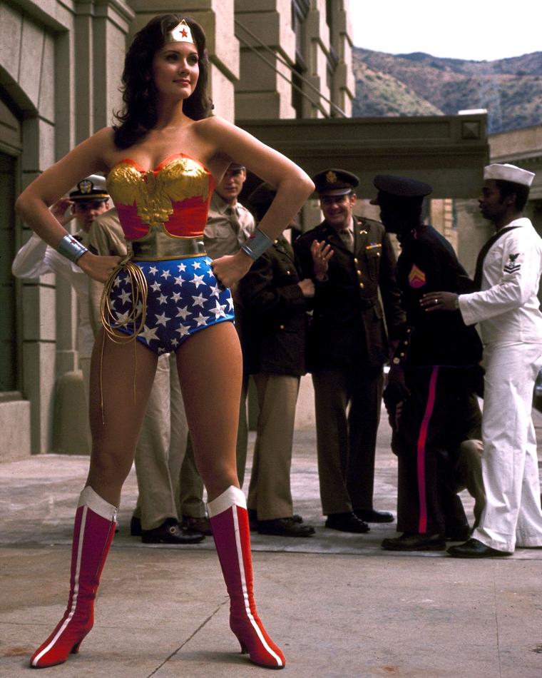 The original Wonder Woman's physique