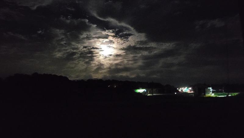 A picture of the moon taken the night before Chuseok