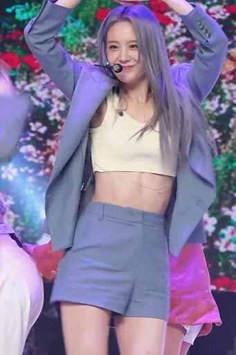 fromis_9 Jang Gyuri's abs