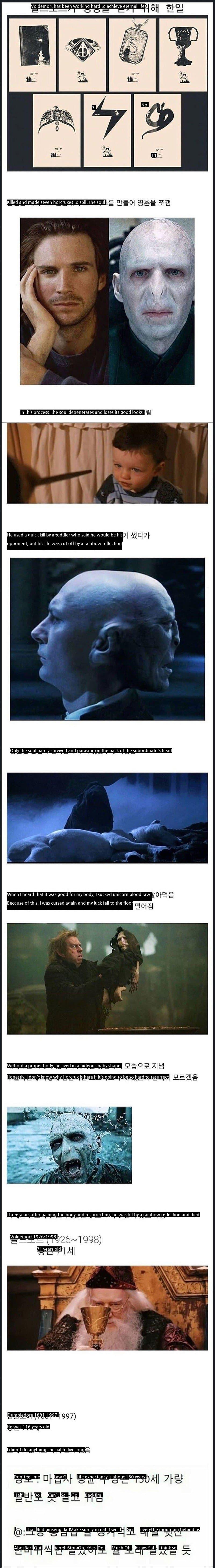 Voldemort's wasted effort for eternal life