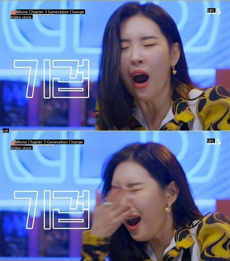 Sunmi's reaction to seeing her best days as a celebrity