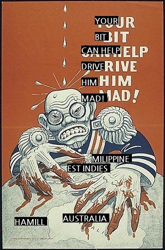 Anti-Japanese Poster in the United States of World War II