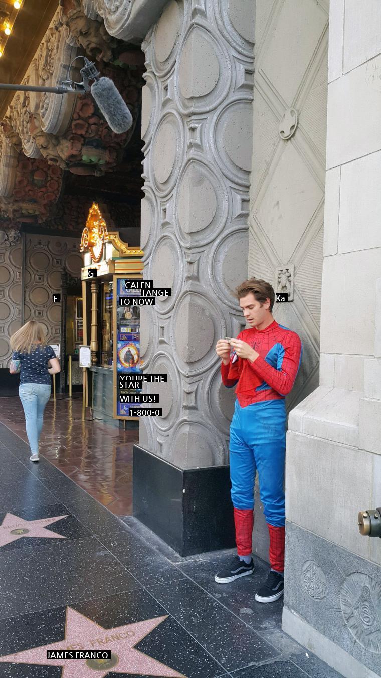 Spider-Man working part-time at Spider- Spider-Man