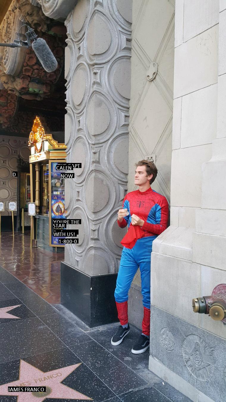 Spider-Man working part-time at Spider- Spider-Man