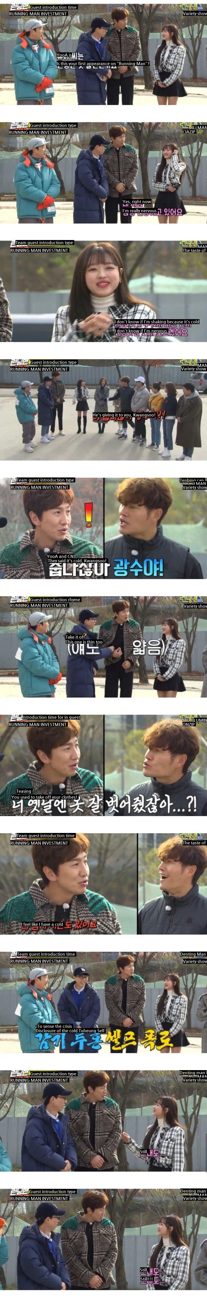 Lee Kwangsoo doesn't take off his clothes when the guest is cold