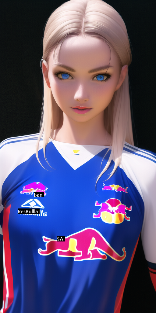 hhh soccer team female characterization drawn by pressure AI