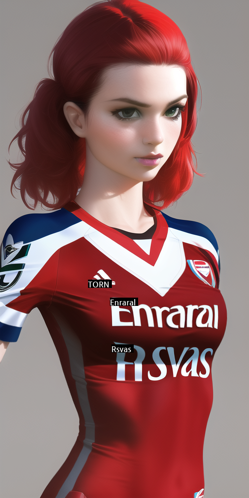 hhh soccer team female characterization drawn by pressure AI