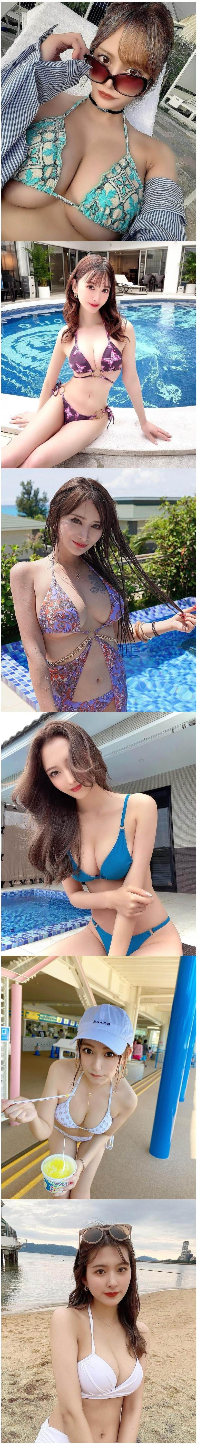 Taiwan's popular Instagram girls' bikini selfies