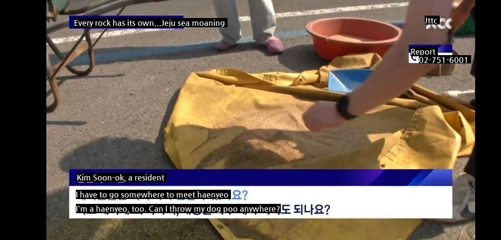 Jeju Island's tourist destination trash