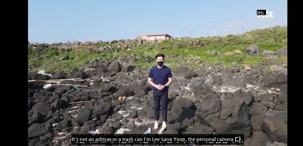 Jeju Island's tourist destination trash