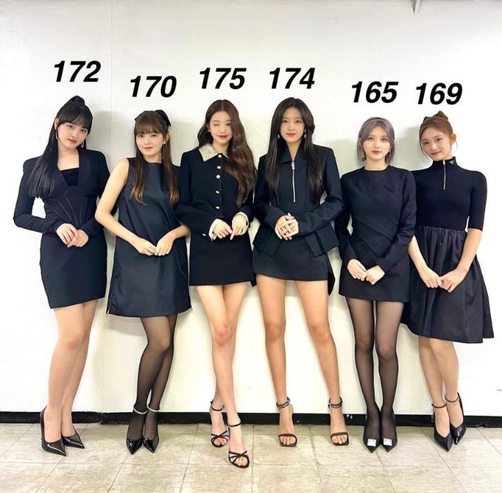 I.V members' height