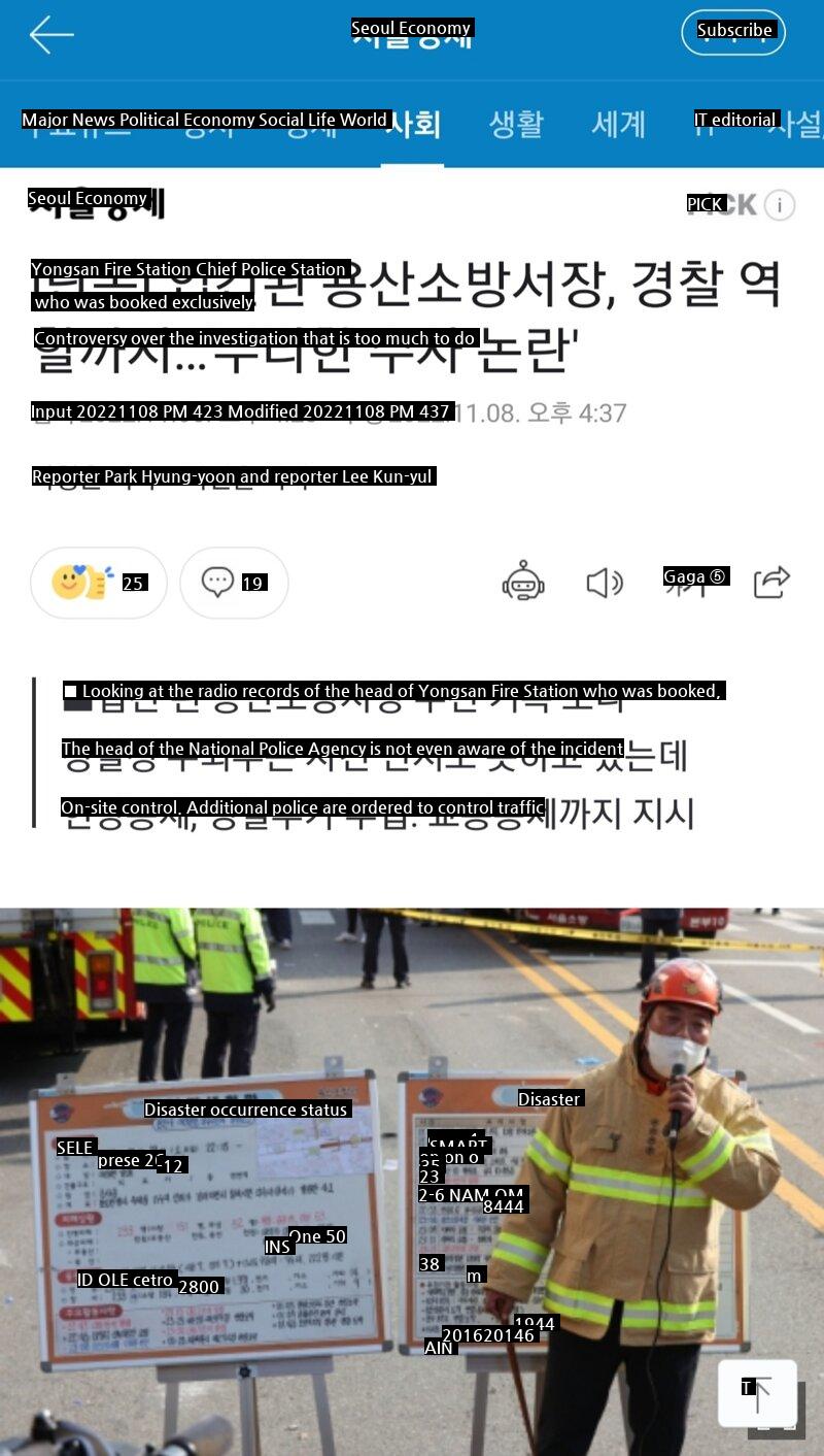 Even the role of the police chief of Yongsan Fire Station who was booked alone...an unreasonable controversy over the investigation