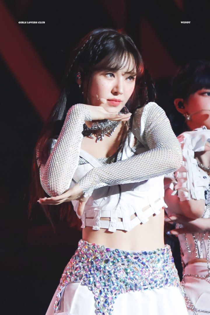 Wendy on stage