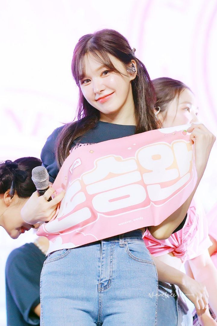 Wendy on stage