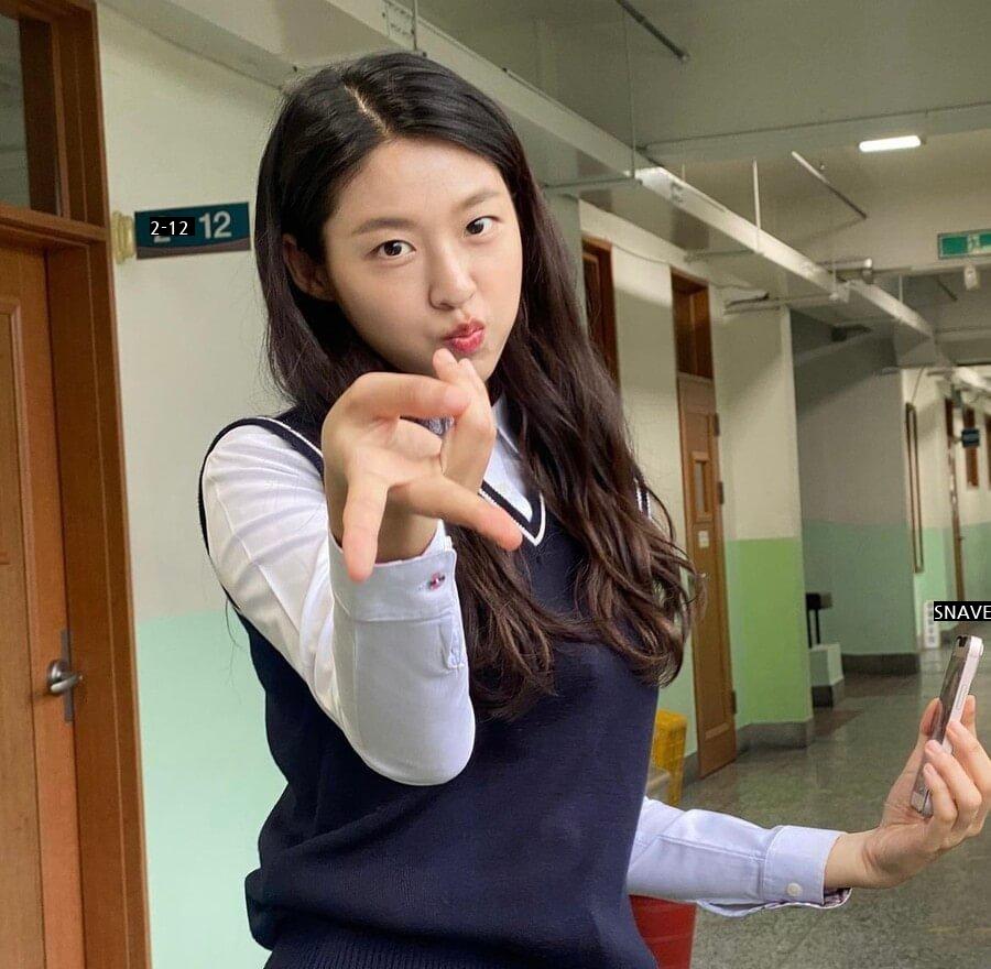 Seolhyun's school uniform picture