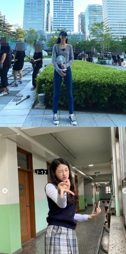 Seolhyun's school uniform picture