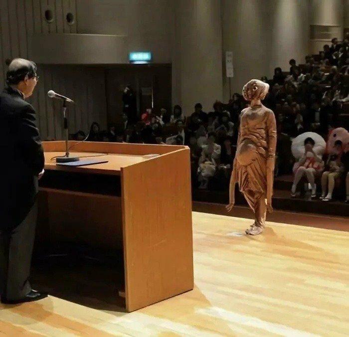 hhh graduation ceremony of Kyoto University, Japan, where you can dress freely