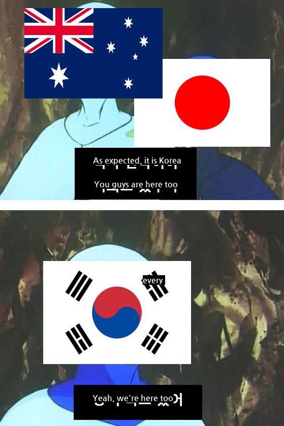 As expected, Korea