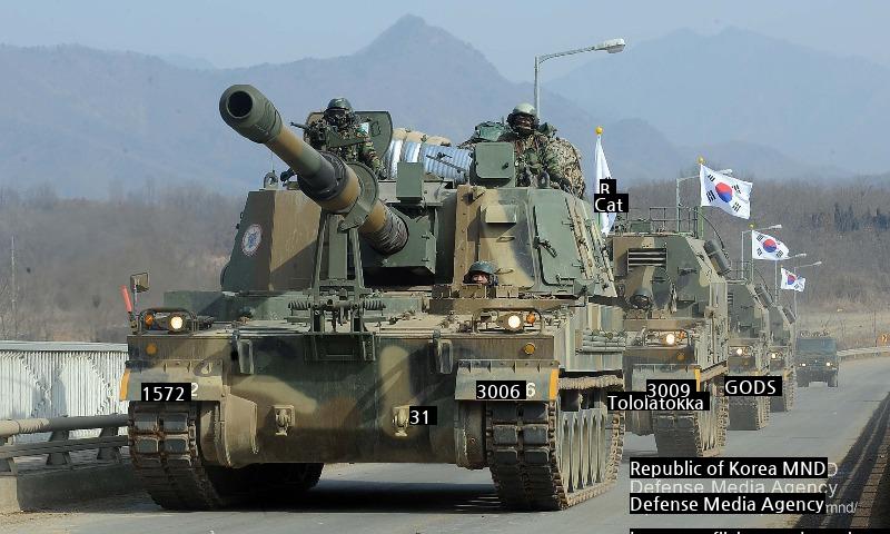 Export status of K-9 self-propelled artillery