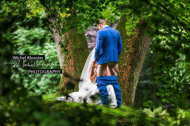 A 19-year-old wedding photo of a newlywed couple that went viral in the Netherlands
