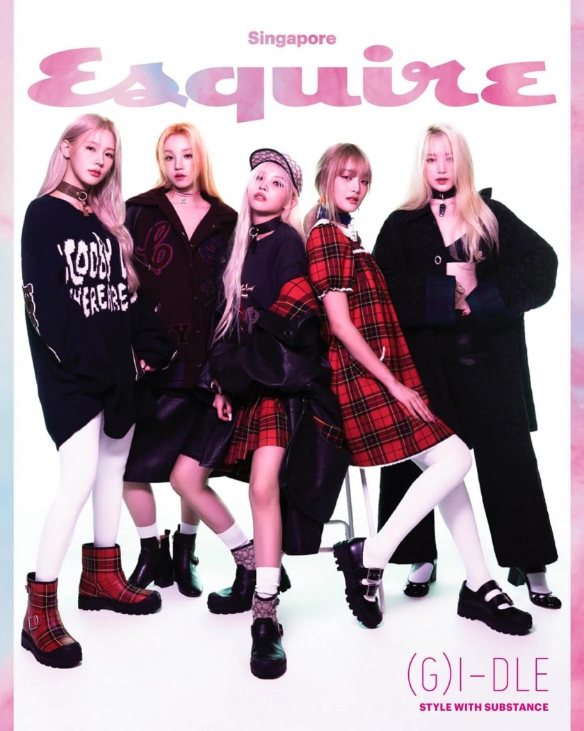 (G)I-DLE. (G)I-DLE Esquire Singapore pictorial