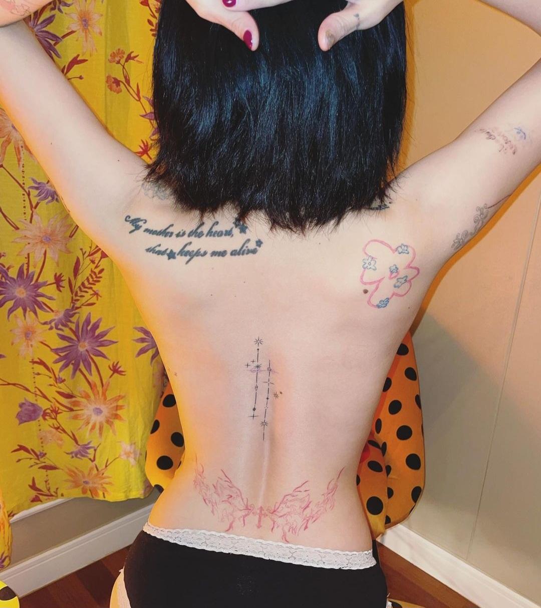 Hyuna's tattoo