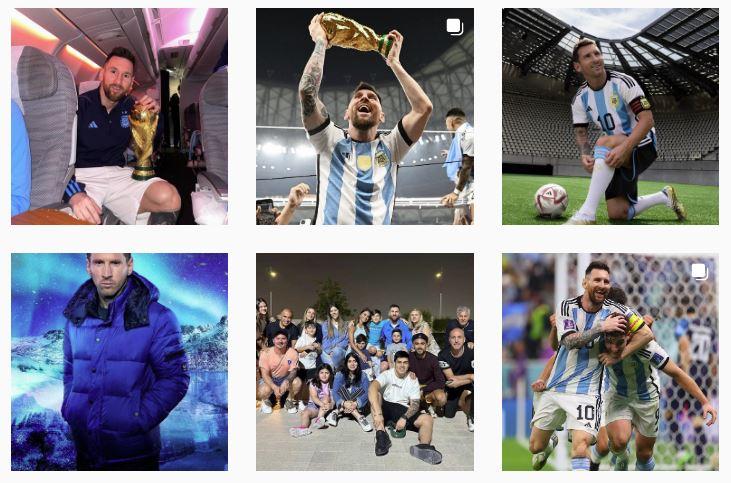 Messi has 400 million followers on Instagram