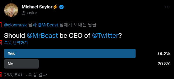 100 million subscribers seeking the position of Twitter CEO who received Elon Musk's reply.jpg