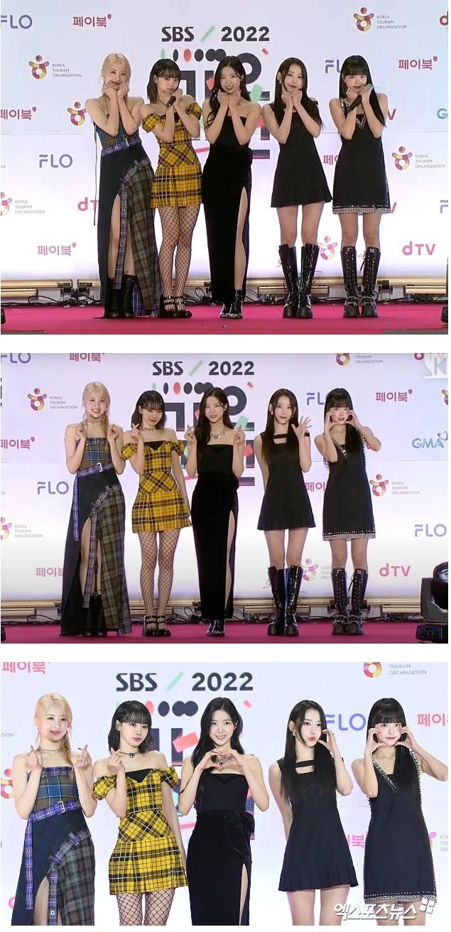 SBS Gayo Daejeon girl group red carpet