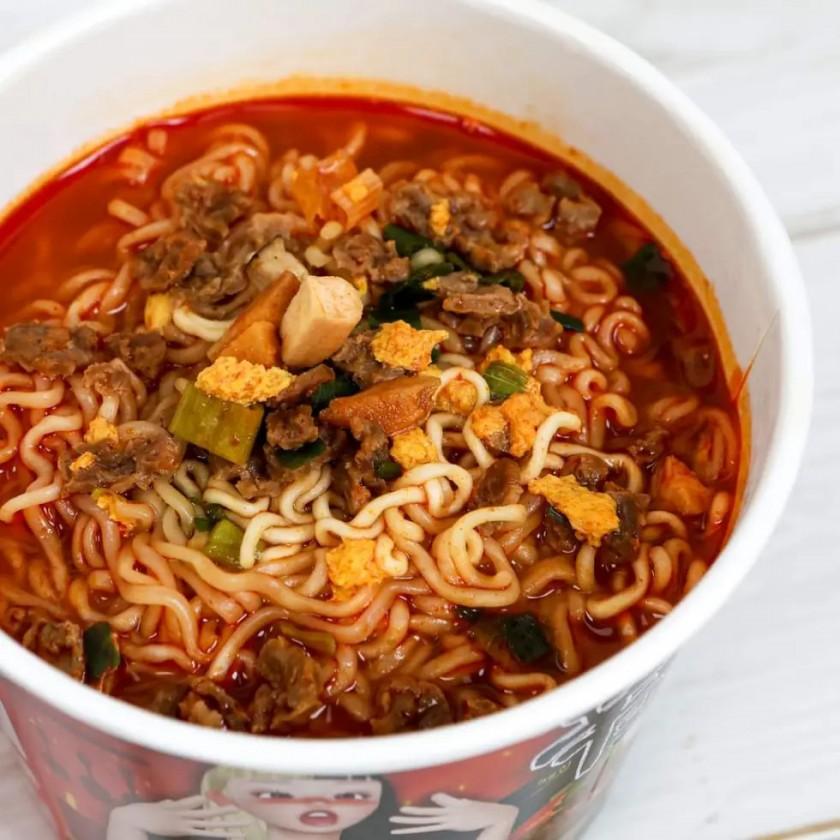 Shin Ramyun's reinforced version that has Korean traditional products