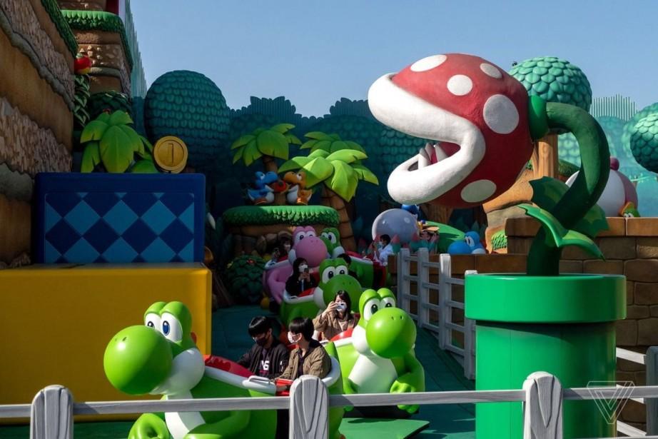 Osaka Universal Studio Mario World has amazing colors