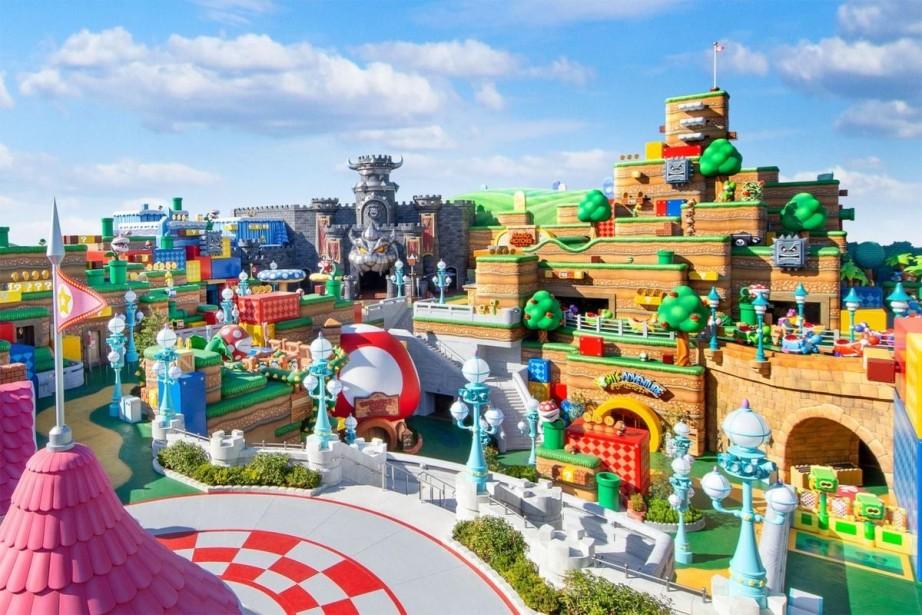 Osaka Universal Studio Mario World has amazing colors