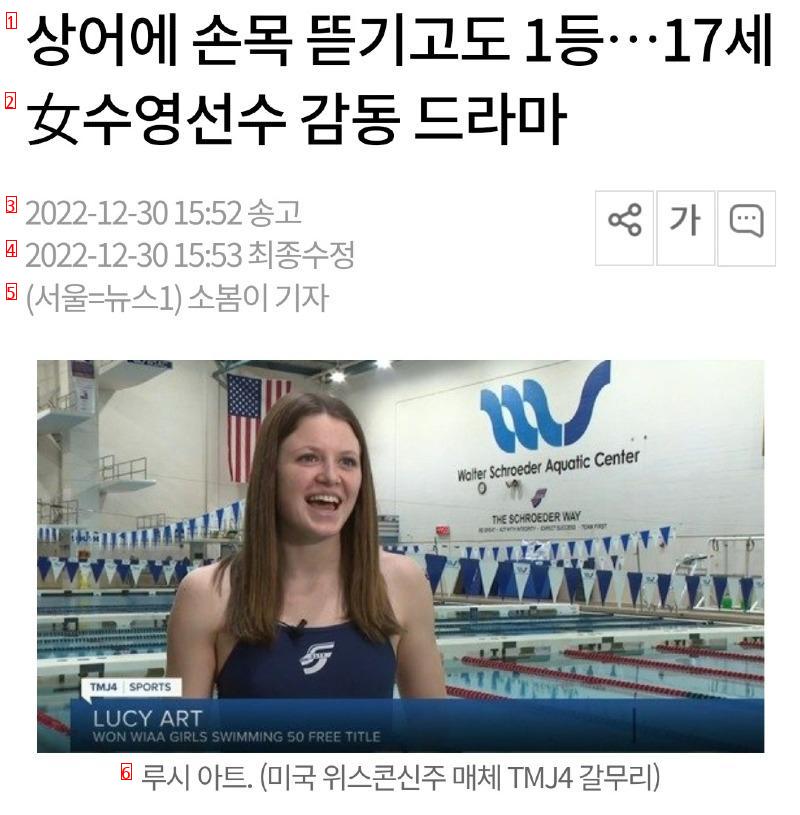 17-year-old swimming girl class