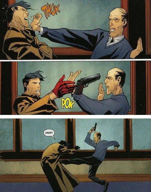 The reason why Superman can't touch Batman easily is jpg