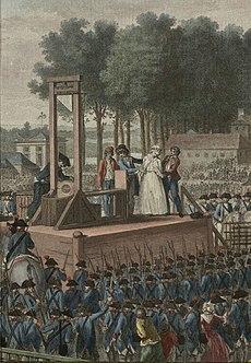 Marie Antoinette guillotine.