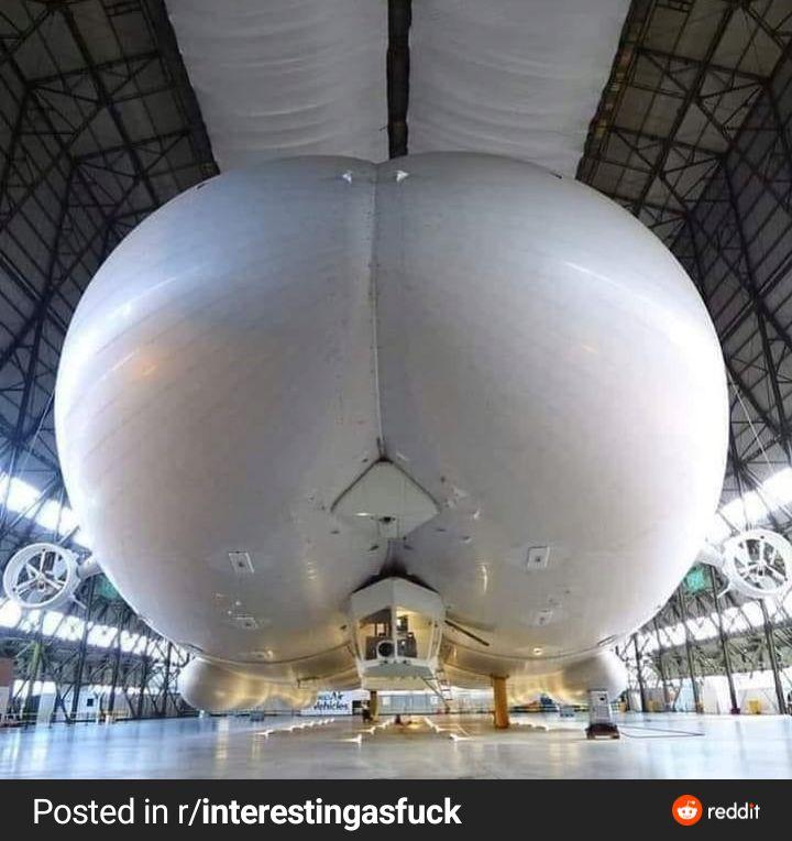 It's a weird picture of an airship.