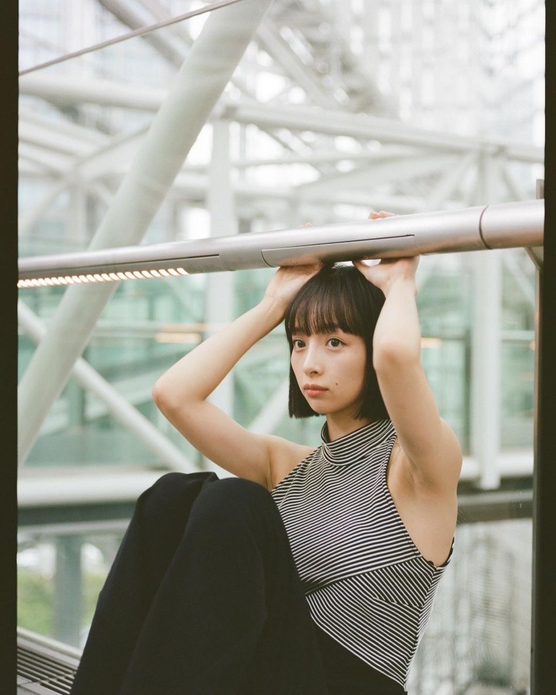 Asuka Hanamura, a gravure model from the basketball team