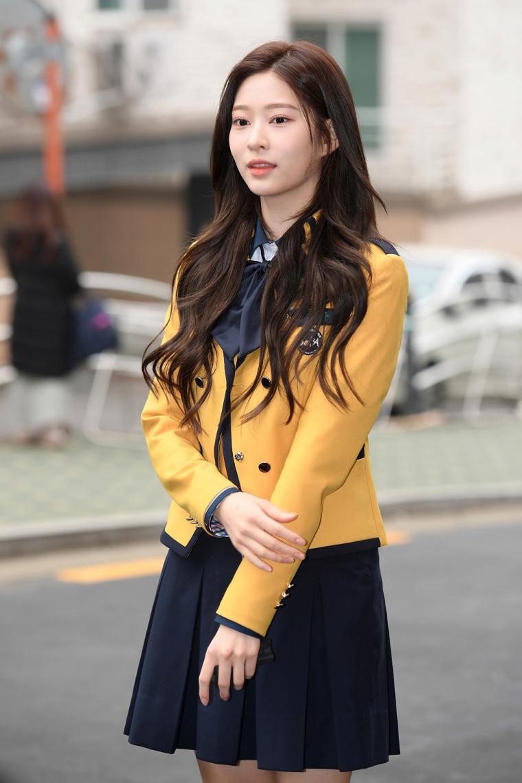 KIM MIN JU in school uniform.