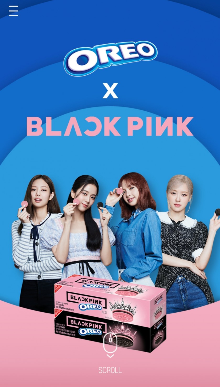 BLACKPINK. BLACKPINK. Oreo.