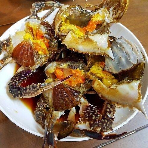 The reason why you should eat shrimp soy sauce marinated crab when you can.jpg