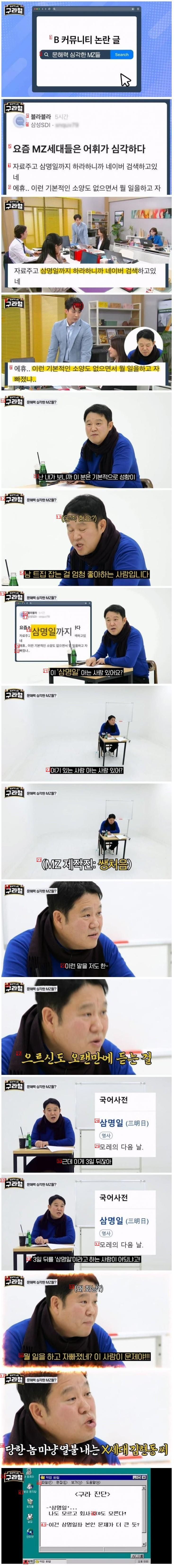 Kim Gura's level of vocabulary in the current generation.