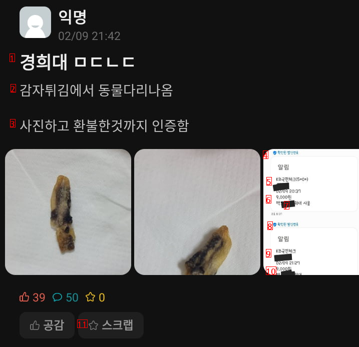 I guess Kyung Hee University's MDC french fries rat legs came out.jpg