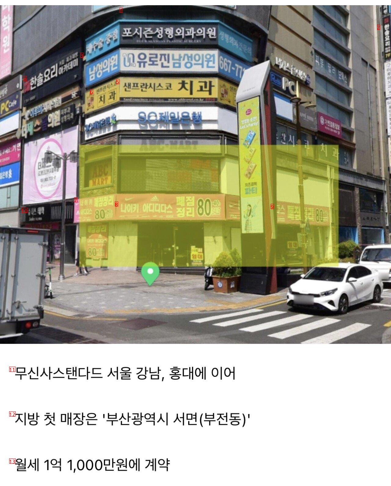 Musinsa Standard Monthly Rent to Enter Busan